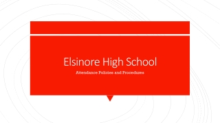 Elsinore High School