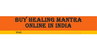 Buy healing Mantra online in India