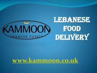 Lebanese Food Delivery - www.kammoon.co.uk