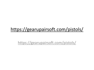 Airsoft Pistols | Airsoft Pistols for Sale in Canada | Gearup
