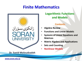 Finite Mathematics