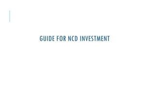 Guide to NCD Investment