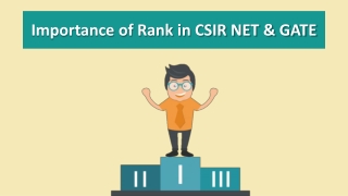 Importance of Rank in CSIR NET & GATE