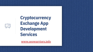 Cryptocurrency Exchange App Development Services | Macandro