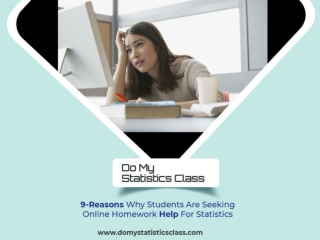 9-Reasons Why Students Are Seeking Online Homework Help For Statistics