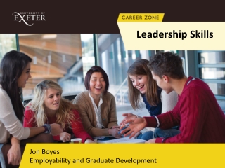 Jon Boyes Employability and Graduate Development