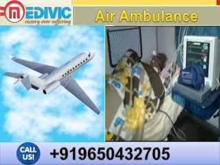 Air Ambulance in Lucknow and Varanasi by Medivic Aviation with MD Doctor