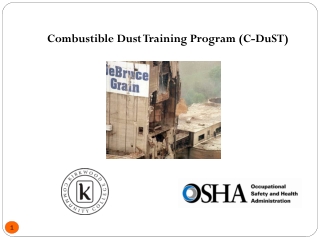 Combustible Dust Training Program (C- DuST )