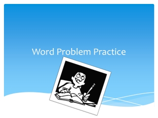 Word Problem Practice