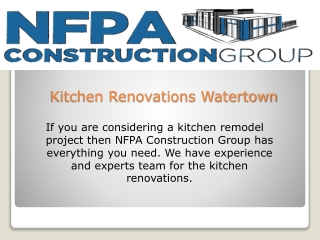 Kitchen Renovations Watertown