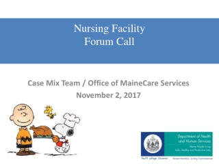 Nursing Facility Forum Call
