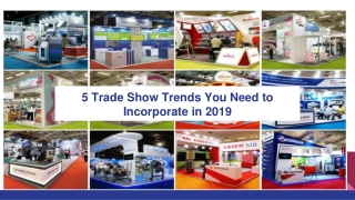 Top 5 Trade Show Trends for 2019