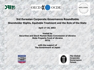 3rd Eurasian Corporate Governance Roundtable