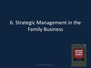 6. Strategic Management in the Family Business