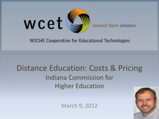 Distance Education: Costs &amp; Pricing Indiana Commission for Higher Education