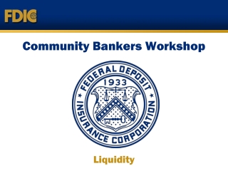 Community Bankers Workshop