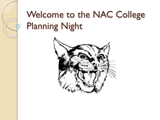 Welcome to the NAC College Planning Night
