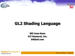 GL2 Shading Language