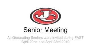 Senior Meeting