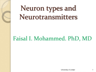 Neuron types and Neurotransmitters