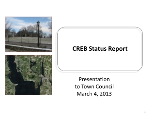 CREB Status Report