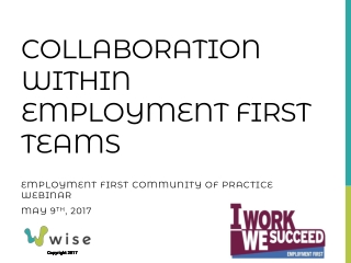 Collaboration within Employment first teams