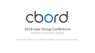 2019 User Group Conference