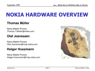 NOKIA HARDWARE OVERVIEW