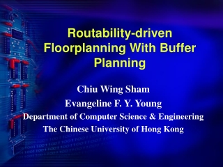 Routability-driven Floorplanning With Buffer Planning