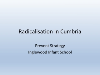 Radicalisation in Cumbria