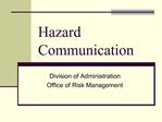 Hazard Communication