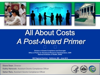 All About Costs A Post-Award Primer