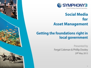 Social Media for Asset Management Getting the foundations right in local government