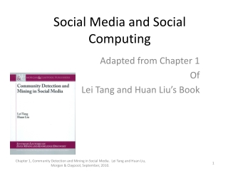 Social Media and Social Computing