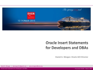 Daniel A. Morgan: Oracle ACE Director