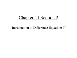 Chapter 11 Section 2