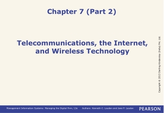 Telecommunications, the Internet, and Wireless Technology