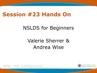 Session #23 Hands On