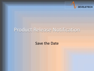 Product Release Notification