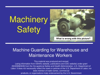 Machinery Safety