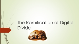 The Ramification of D igital Divide