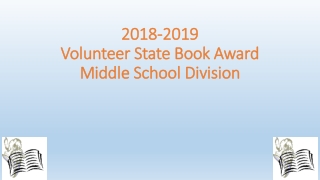 2018-2019 Volunteer State Book Award Middle School Division