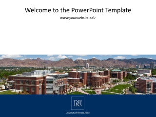 Welcome to the PowerPoint Template