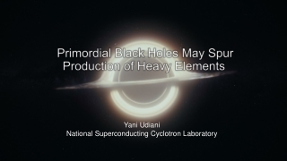 Primordial Black Holes May Spur Production of Heavy Elements