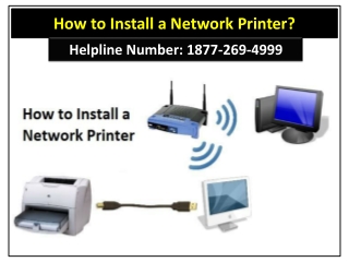 How to Install a Network Printer?
