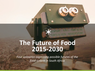 The Future of Food 2015-2030