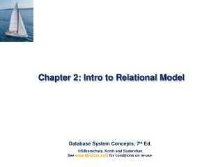 Chapter 2: Intro to Relational Model