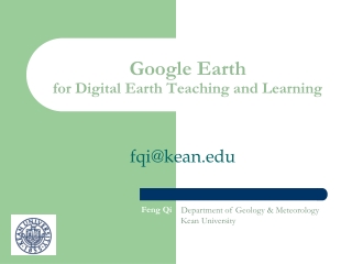 Google Earth for Digital Earth Teaching and Learning