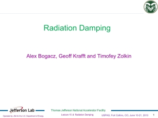 Radiation Damping