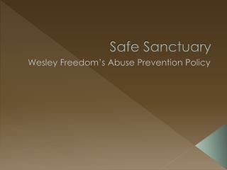 Safe Sanctuary